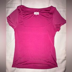 Pink square cut top🎀